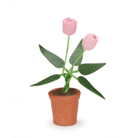 Darice Timeless Minis - Pink Tulips in Pot