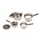 Darice Timeless Minis - 8 Piece Silver Cookware Set