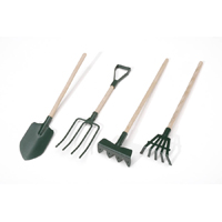 Darice Seasonal Accents - 6 1/2" Metal Garden Tools 4 pc