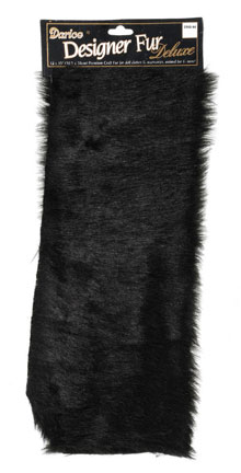 Darice Luxury Fur - Black
