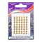 Darice Hot Fix 4mm Brushed Dark Gold Nailheads, 60 Pc