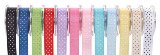 Darice Grosgrain Ribbon Assortment 12 Spools 5/8" x 4' Crossgrain Dot