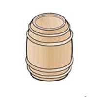 Darice Wood Turnings - Pickle Barrel