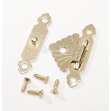 Darice Craft Designer Brass Clasp Button - Curved - 1-1/2 inches - 1 set