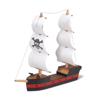 Darice Wood Model Kits - Pirate Ship