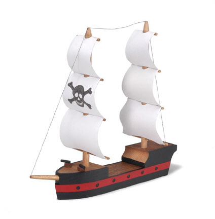 Darice Wood Model Kits - Pirate Ship