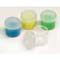 Plastic Paint Cups with Lids - 12