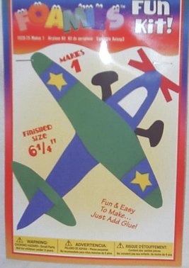 Darice Foamies Kit - Airplane - 6 Pack