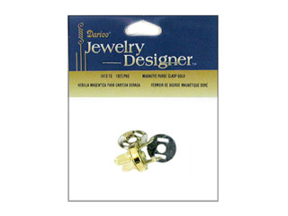 Darice Jewelry Designer Purse Magnetic Clasp Set Gold