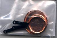 Darice Timeless Minis - Copper Skillets