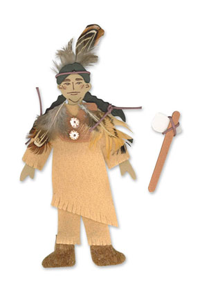Darice Foamie Kits - Historicial - Native Indian