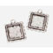 Signed, Sealed, Remembered Frame Charms - Square Silver 31mm