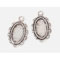 Signed, Sealed, Remembered Frame Charms - Oval Silver 26x36mm