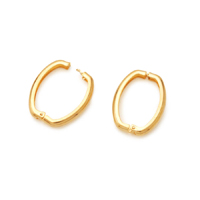 Darice Clip Loop 26x20mm Gold 2 pc