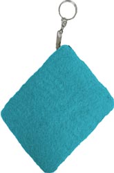 Dimensions Feltworks Wool - Feltworks Coin Purse 4-1/4"X1/2"X3" Turquoise