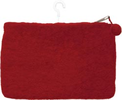 Dimensions Feltworks Wool - Feltworks Mini Purse 6"X1/4"X4" Red