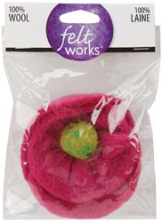 Dimensions Feltworks Wool Cabbage Rose Flower