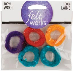 Dimensions Feltworks Wool Rings