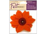 Dimensions Feltworks Wool Zinnia Flower