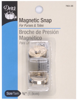 Dritz Magnetic Snap 3/4" Gold