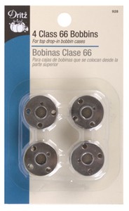 Dritz Metal Bobbins 4 Pk - Class 66