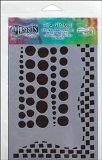 Dyan Reaveley's Dylusions Stencil 5x8 - Checkered Dots