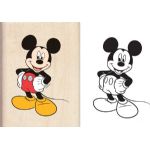 EK Success Wooden Rubber Stamp - Mickey