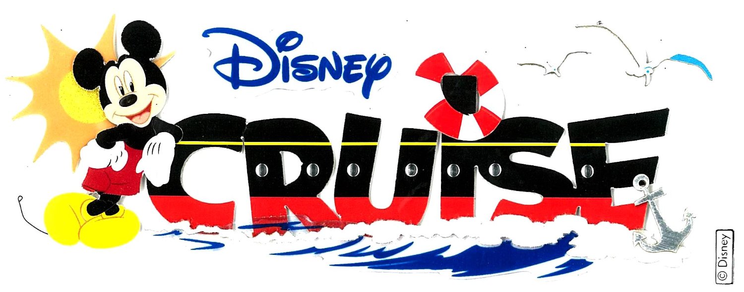 EK Disney Dimensional Title Sticker - Mickey Cruise