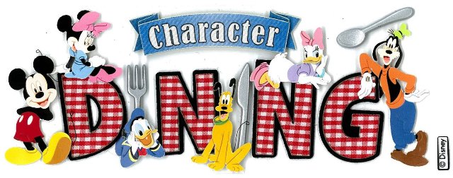 EK Disney Dimensional Title Sticker - Mickey Character Dining