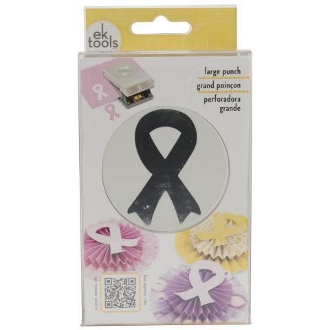 EK Paper Shaper Slim Profile Large Punch - Support Ribbon