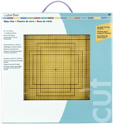 EK Glass Mat Cutting Surface With Photo Grid Lines 13"X13"