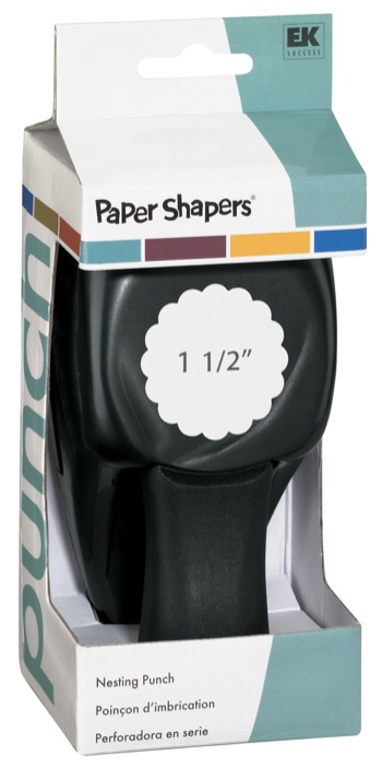 EK Paper Shapers Nesting Punch Scalloped Circle 1 1/2"