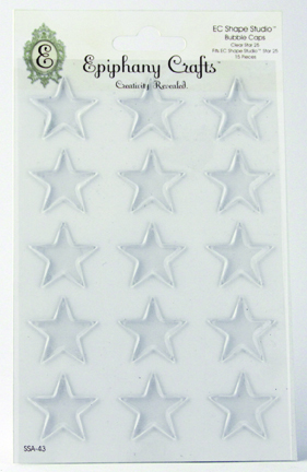 Epiphany Crafts Shape Studio Accessories Bubble Caps Star 25