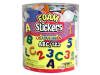 Fibre-Craft Foam Shapes Stickers Bucket ABC's and 123's