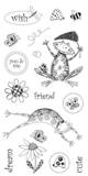Tricia Santry Studio - Clear Stamps - Happy Days