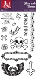 Ink by Steph - Clear Stamps - Skin and Bones