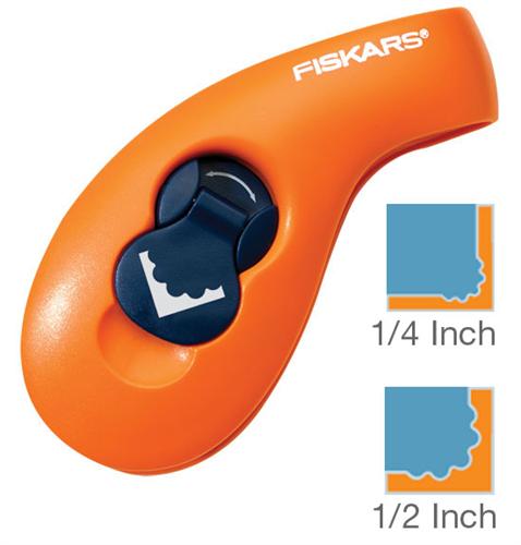 Fiskars Twist & Flip 2-in-1 Scalloped Corner Rounder Punch