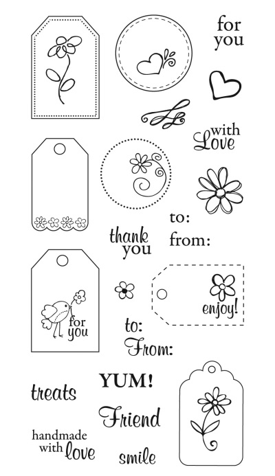 Fiskars Clear Stamps - 4x8 - Terriffic Tags