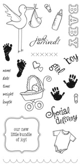 Fiskars Clear Stamps - 4x8 - Special Delivery