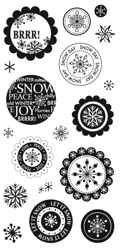 Fiskars Clear Stamps - 4x8 - Winter Wonderland