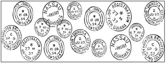 Fiskars Continuous Stamp Wheel Stamp - Travel