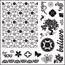 Fiskars Simple Stick Cling Rubber Stamps 8"X8" Sheet - Kaleidoscope