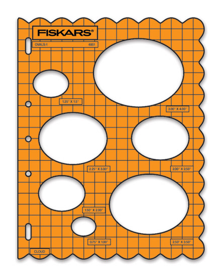 Fiskars ShapeTemplate Ovals #1