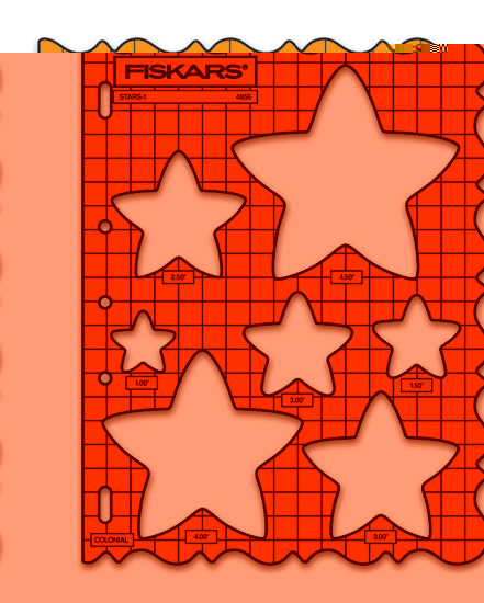 Fiskars ShapeTemplate Stars #1