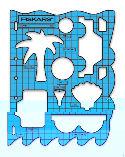 Fiskars ShapeTemplate Vacation #1