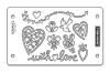 Fiskars Mini ShapeBoss Stencil Set With Love