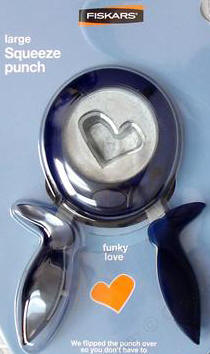 Fiskars Squeeze Punch - Funky Love