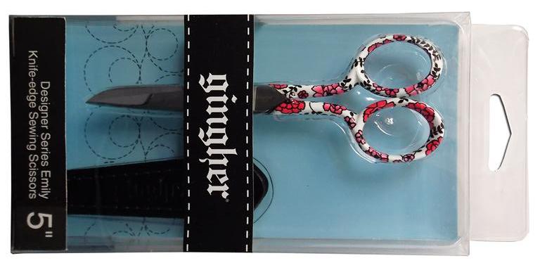Gingher Limited Edition - Emily 5" Knife Edge Sewing Scissors