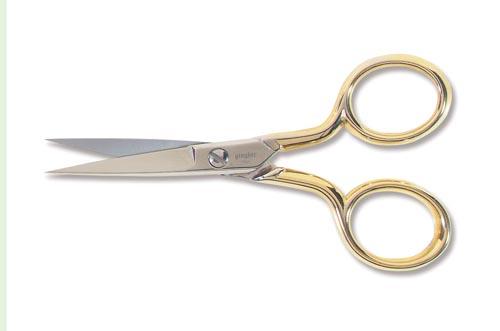 Gingher Classic 4" Embroidery Scissors - Gold Plated