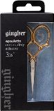 Gingher Embroidery Scissors 3.5" Epaulette, Gold Handle